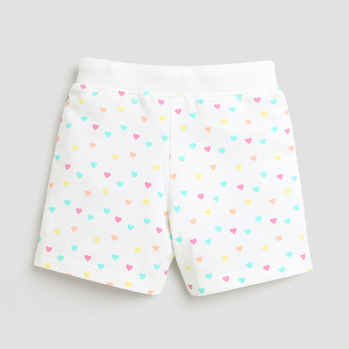 White Polka Dot Shorts H937