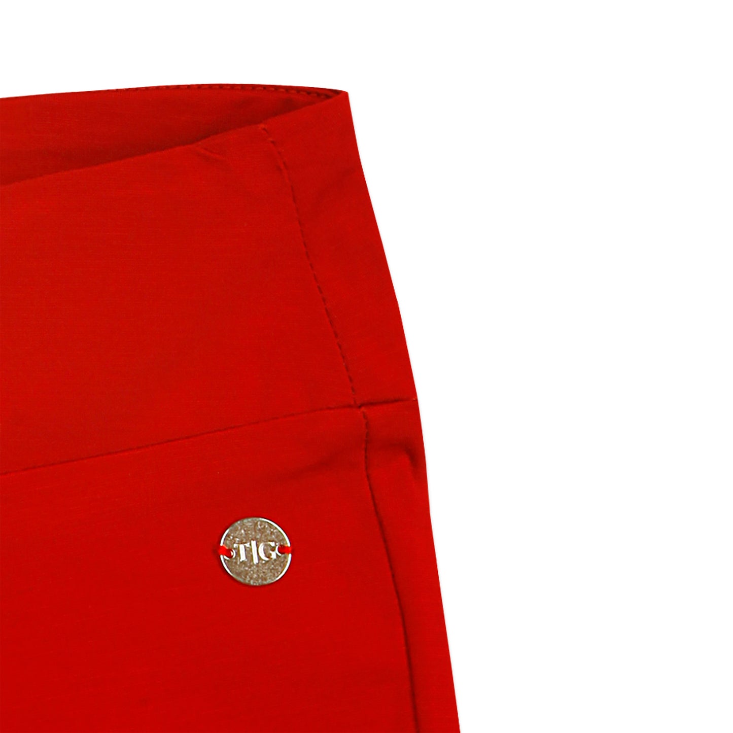 Basic Comfort Fit Jeggings In Red