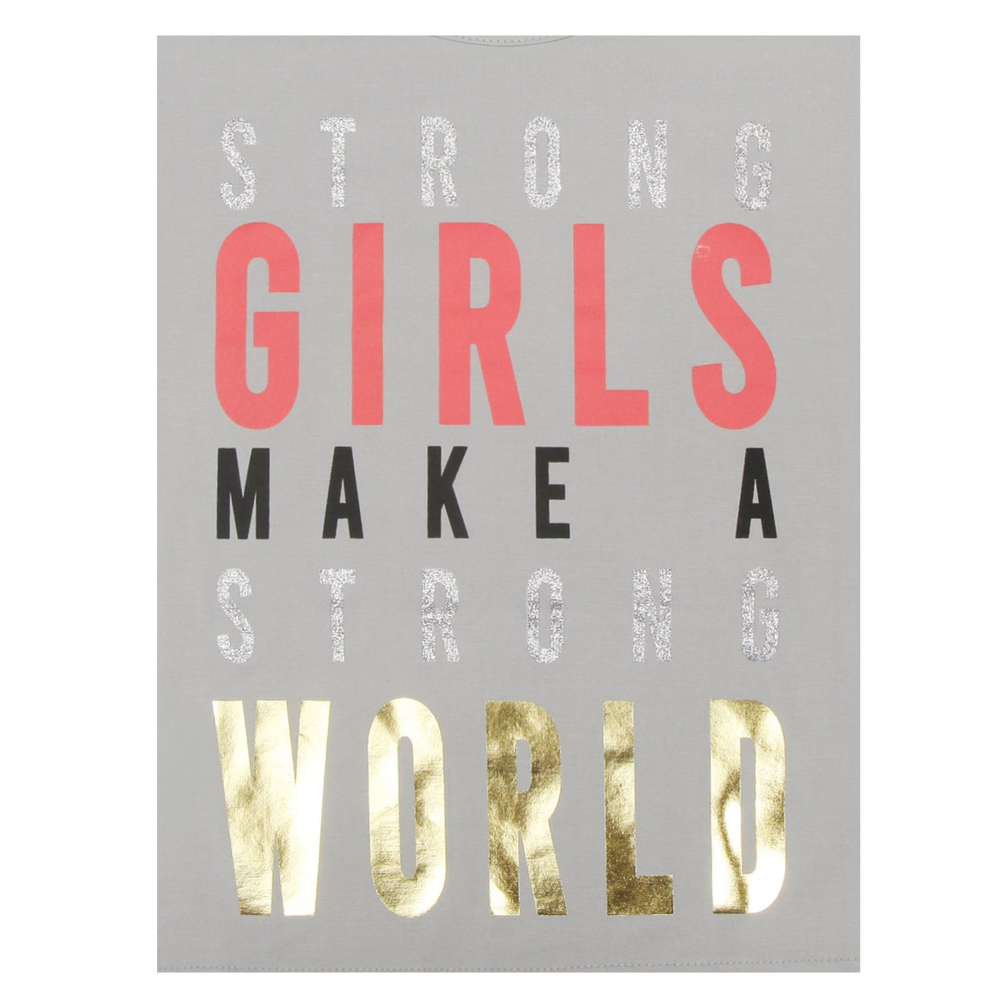Strong Girls Make A Strong World Flutter Sleeve Top